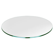 Load image into Gallery viewer, 34&quot; Inch Round Glass Table Top - Tempered - 3/8&quot; Inch Thick- Flat Polished
