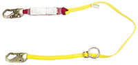 MSA 10088213 Sure-Stop Web Energy-Absorbing Lanyard with 36C Harness Connection and 36C Anchorage Connection, Tie-Back Fixed Single-Leg, 6' Length
