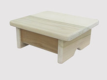 Load image into Gallery viewer, KR Ideas Mini Foot Stool, 4&quot; Tall (Made in The USA) (Unfinished)
