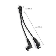Load image into Gallery viewer, CUGLB 2 Pin Splitter Lead Y Cable 2 Motors to 1 Power Supply for Electric Recliner Lift Chair
