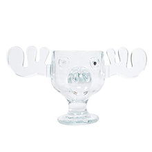 Load image into Gallery viewer, SET OF 6 Glass 8oz Moose Mugs from Christmas Vacation
