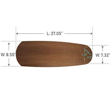Load image into Gallery viewer, Craftmade B570E-WB6 Epic Fan Blades Replacement 70-Inch, Walnut, Set of 5
