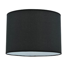 Load image into Gallery viewer, Aspen Creative 31011 Transitional Hardback Empire Shape Spider Construction Lamp Shade in Black, 14&quot; wide (14&quot; x 14&quot; x 10&quot;)
