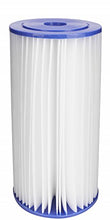 Load image into Gallery viewer, EcoPure EPW4P Pleated Whole Home Replacement Water Filter-Universal Fits Most Major Brand Systems, White/Blue
