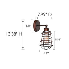 Load image into Gallery viewer, Design House 519710 Ajax 1 Light Wall Light, Bronze

