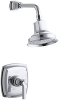 KOHLER TS16234-4-CP Margaux(R) Rite-Temp(R) Shower Valve Trim with Lever Handle and 2.5 gpm showerhead, 1, Polished Chrome