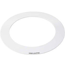 Load image into Gallery viewer, 10 Pk White Goof/Trim Ring for 5/6 inch Recessed Can Lighting Down Light, Outer Diameter 8 inches, Inner Diameter 5.8 Inches
