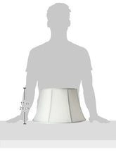Load image into Gallery viewer, Royal Designs Shallow Drum Bell Billiotte Lamp Shade - White - 13 x 19 x 11.26
