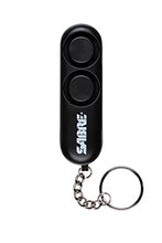 Load image into Gallery viewer, SABREPersonal AlarmWithKey Ring, 120dB Alarm, Audible Up To 1,280 Feet (390 Meters), Simple Operation, Reusable, Black
