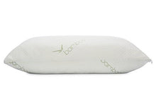 Load image into Gallery viewer, Mattress Encasement Shredded Memory Foam Pillow with Bamboo Cover (Queen)
