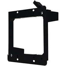 Load image into Gallery viewer, DATA COMM Electronics 60-0022-S 2-Gang Low Voltage Mounting Bracket, Black
