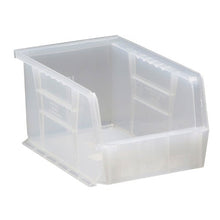 Load image into Gallery viewer, Quantum QUS221CL Ultra Stack and Hang Bin, 9-1/4&quot; Length x 6&quot; Width x 5&quot; Height, Clear, Pack of 12
