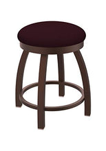 Load image into Gallery viewer, Holland Bar Stool Co. Misha Swivel Vanity Stool, 18&quot; Seat Height, Canter Bordeaux
