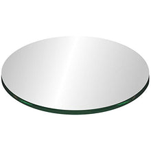 Load image into Gallery viewer, 30&quot; Round Tempered Glass Table Top 1/4&quot; Thick Flat Polished Edge
