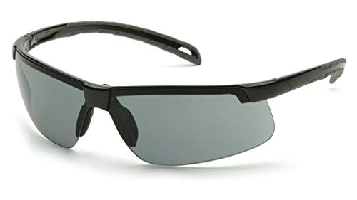 (12 Pair) Pyramex Ever-Lite Glasses Black Frame/Gray-Anti-Fog Lens (SB8620DT)
