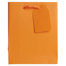 Load image into Gallery viewer, Jillson Roberts BST927 Bulk Small Gift Bags Available in 14 Colors, Orange Matte, 120-Count
