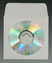 Load image into Gallery viewer, 5&quot; x 5&quot; Paper Single CD/DVD Sleeve with 4-1/8&quot; Poly Window and Flap (1000 Sleeves) - AB-139-4-08
