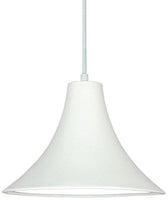 A19 Madera Pendant, 13.75-Inch Width by 9.5-Inch Height, Bisque