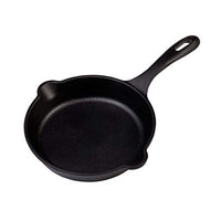 Victoria SKL-206 Mini Cast Iron Skillet. Small Frying Pan Seasoned with 100% Kosher Certified Non-GMO Flaxseed Oil, 6.5