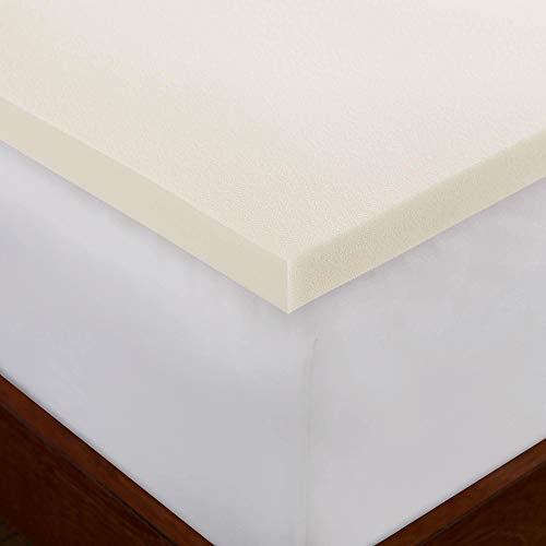Cal-King 1.5 Inch iSoCore 4.0 Memory Foam Mattress Topper with Waterproof Cover and Two Contour Pillows included American Made