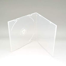 Load image into Gallery viewer, Maxtek 5.2mm CD Case, Slim Single Clear PP Poly Plastic Cases with Outer Sleeve, 100 Pack.
