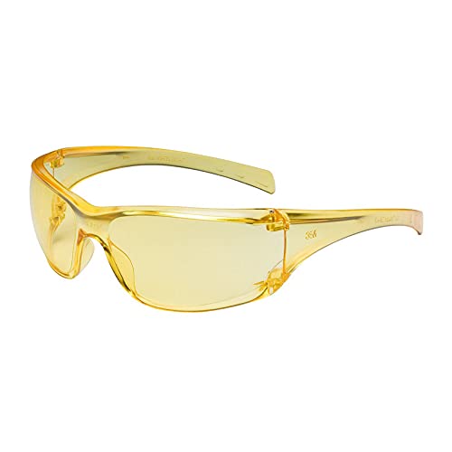 3M 11817-00000 Virtua AP Safety Glasses With Clear Frame And Amber Polycarbonate Anti-Scratch Hard Coat Lens (1/EA)