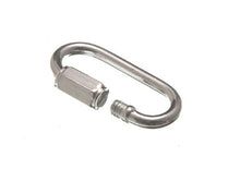 Load image into Gallery viewer, QUICK LINK CHAIN REPAIR SHACKLE 3MM 1/8 BZP ZINC PLATED STEEL (pack of 100)
