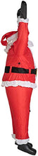 Load image into Gallery viewer, Gemmy Airblown Inflatable Realistic Santa Hanging from Gutter - Indoor Outdoor Holiday Decoration, Approximately 6.5-Foot Tall
