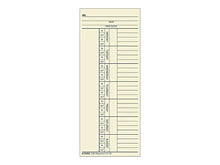 Load image into Gallery viewer, TOPS 1260 Weekly Time Card, 2-Sided, 3-3/8-Inch x8-1/4-Inch, 500/BX
