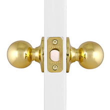 Load image into Gallery viewer, Design House 782912 Ball 2-Way Adjustable Passage Door Knob, Polished Brass
