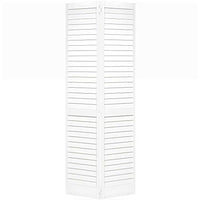 Closet Door, Bi-fold, Louver Louver Plantation White (24x80)