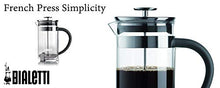 Load image into Gallery viewer, Bialetti, 06706, Stainless Steel Coffee Press , 8 cups , 34 oz , tea, coffee, coldbrew, silver
