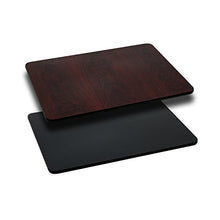 Load image into Gallery viewer, Flash Furniture 24&#39;&#39; x 42&#39;&#39; Rectangular Table Top with Black or Mahogany Reversible Laminate Top

