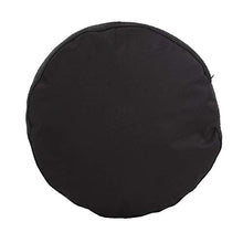 Load image into Gallery viewer, Howard Elliott Pouf Ottoman, Tall With Cover, Luxe Mercury

