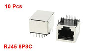 Load image into Gallery viewer, uxcell Computer LAN CAT5/5e/6 Cable 8P8C RJ45 Female Connector PCB Jack 10Pcs
