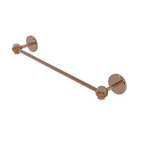 Load image into Gallery viewer, Allied Brass 7131T/24-BBR Satellite Orbit One Collection 24 Inch Twist Accents Towel Bar, 24-Inch, Brushed Bronze
