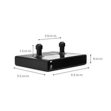 Load image into Gallery viewer, 63mm Bed Slat Centre Holders Caps for Metal Frames - 2 prongs (Pack of 10)
