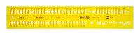 Aristo AH5301/7 Lettering Stencil ISO 3098-1