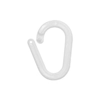White Oval Snap Ring - NAP1024H - Pack of 500