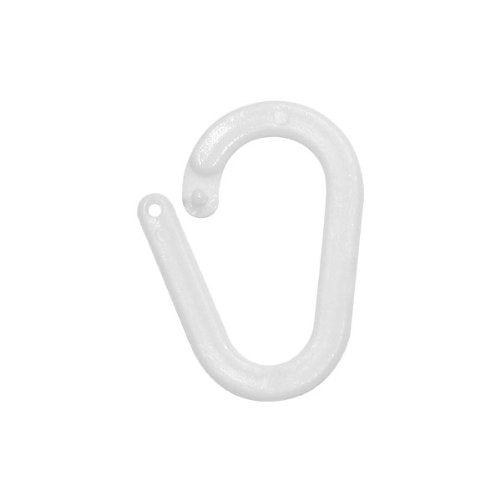 White Oval Snap Ring - NAP1024H - Pack of 500