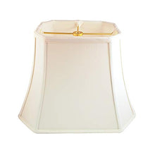 Load image into Gallery viewer, Royal Designs Rectangle Cut Corner Lamp Shade - White - (5 x 6.5) x (8 x 12) x 10
