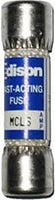 Edison MCL-6 MCL006, 6 Amp (6A), 600V Midget Fast Blow Fuse