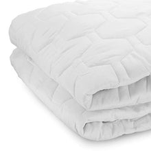 Load image into Gallery viewer, The Grand Twin Extra Long Mattress Pad Cover, Fitted Deep Pockets, Only Quality Fabrics Used &amp; Breathable, Twin XL / Used for Split King (39x80 Stretches to 14 Inches)
