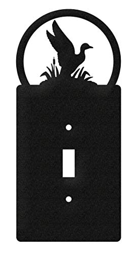 SWEN Products Duck Wall Plate Cover (Single Switch, Black)