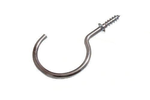 CUP HOOK 50MM TO SHOULDER TOTAL LENGTH 70MM CHROME PLATED CP ( pack of 8 )