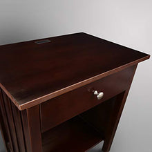 Load image into Gallery viewer, Casual Home Vanderbilt Nightstand with USB Ports-Espresso
