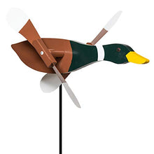 Load image into Gallery viewer, Mallard Duck Whirligig / Whirly Bird Garden Spinner
