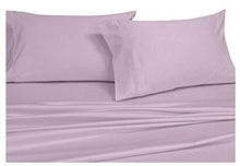 Load image into Gallery viewer, Royal Hotel Solid Lilac 600 Thread Count Super Deep 4pc California King Bed Sheet Set 100 Percent Co
