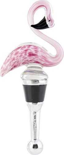 LSArts Wine Bottle Stopper, Flamingo