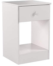 Load image into Gallery viewer, Prepac Astrid Tall 1 Drawer Nighstand, White
